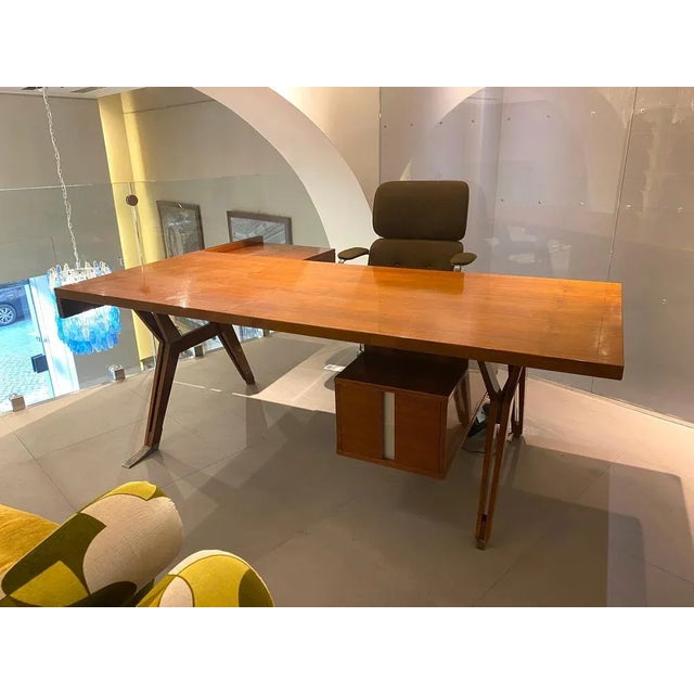Mid-Century Executive Desk by Ico Parisi for Mim, 1958 For Sale - Image 9 of 13