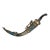Antique Tibetan Ritual Dagger With Silver, Turquoise Blue Enamel and Dragon For Sale