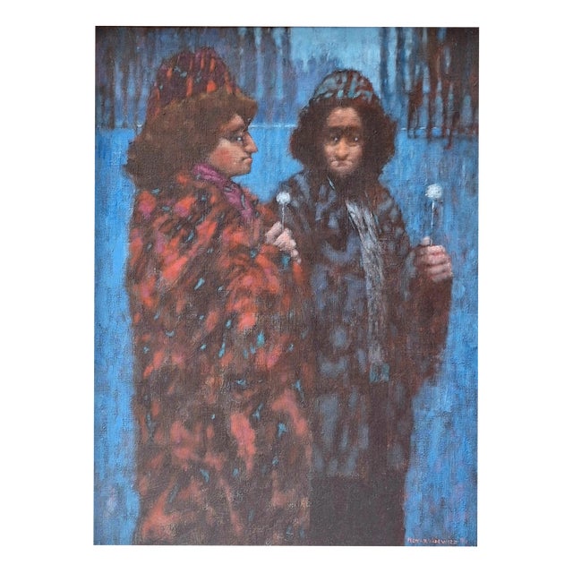 Adam Marczukiewicz, Dandelions, 1996, Oil on Canvas For Sale