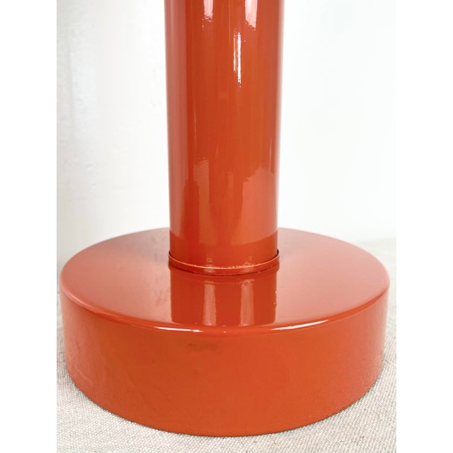 Vintage Metal Dome Lamps- A Pair For Sale - Image 9 of 11