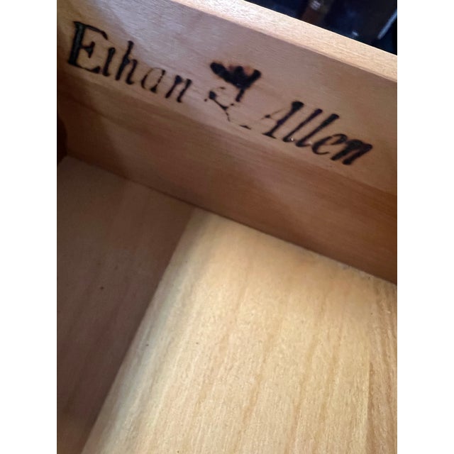 Ethan Allen Georgian Court Cherry 11 Drawer Dresser For Sale - Image 11 of 12