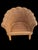 Vintage Wicker Scalloped Shell Club Chairs - a Set For Sale - Image 4 of 11