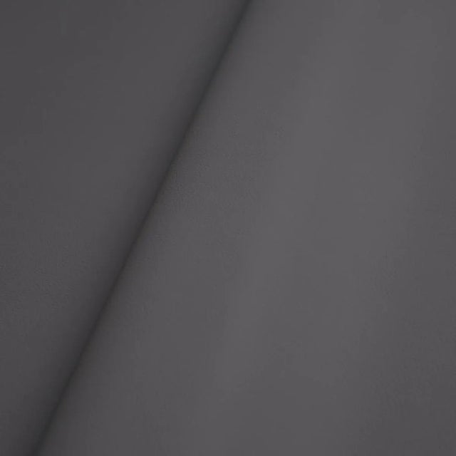 Transitional Schumacher Indoor/Outdoor Vegan Leather Fabric in Shadow For Sale - Image 3 of 4