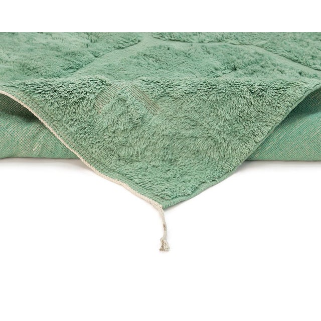 Contemporary Oversize Hand-Knotted Moroccan Wool Rug | 11'9" X 8'1" | One of a Kind For Sale - Image 3 of 8