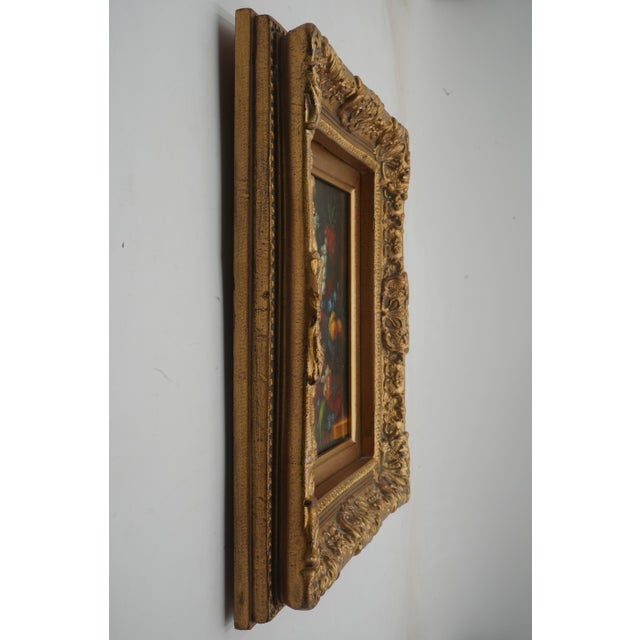Age: Approx: 30 Years Old Details: By Sherman High Quality Construction Fine Carved Details Professionally Framed Vibrant...