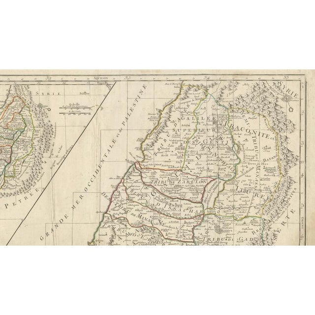 Map of the Twelve Tribes of Israel, 1798 For Sale - Image 6 of 9