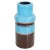 Ceramic Artistic Vase in Blue and Brown Ceramic, 1970s For Sale - Image 7 of 7
