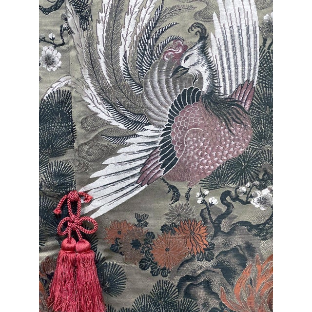 Japanese Ceremonial Brocade Jinbaori Vest Jacket For Sale - Image 11 of 18