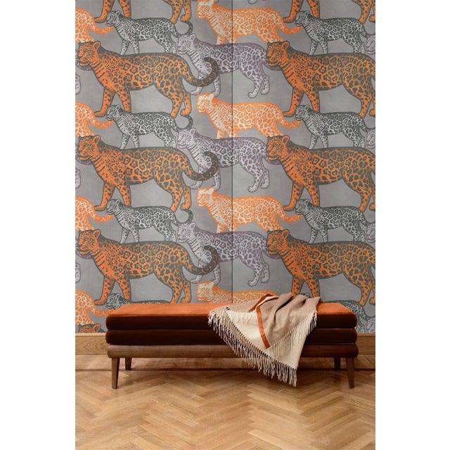 This decorative fabric comes in the form of boiserie over a wooden honeycomb panel measuring 135 cm by 200 cm tall. The...