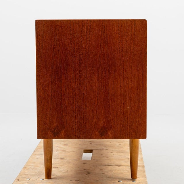 Trio Sideboard in Teak and Oak by by Nils Jonsson for Bra Bohag, Hugo Troeds, Sweden, 1960s For Sale - Image 10 of 13