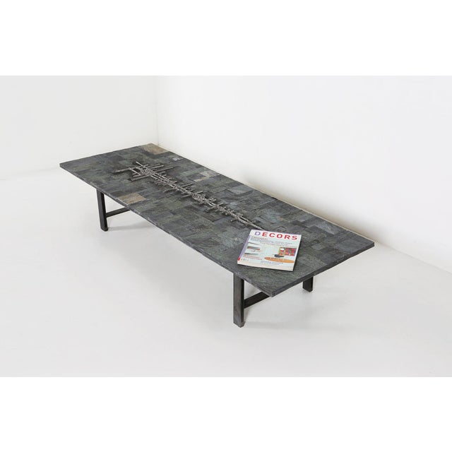 Brutalist Brazilian Stone Coffee Table by Pia Manu, 1960 For Sale - Image 14 of 15