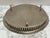 English Vintage Etched Moroccan Silver Tea Tray, Accent Tray For Sale - Image 3 of 12