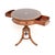 Hollywood Regency Antique Regency Leather Top Drum Table, 1900s For Sale - Image 3 of 11