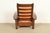 Stickley Mission Oak Arts & Crafts Bow Arm Reclining Morris Lounge Chair With Ottoman For Sale - Image 11 of 14