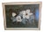 Post-War Hawaiian Hibiscus Floral Still Life Airbrush Painting, Framed For Sale