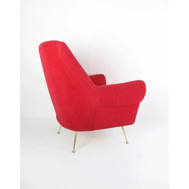 Set of Mid-Century Armchairs by Gigi Radice for Minotti, Italy, 1950s For Sale - Image 9 of 12