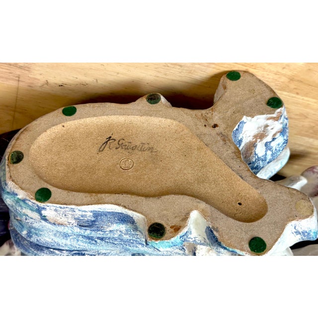 Ceramic Jean René Gauguin “Havtyren” / 'Sea Bull' Sculpture for Bing & Grøndahl, Denmark For Sale - Image 7 of 18