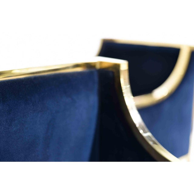 Contemporary Worlds Away Anabelle Chair in Velvet - A Pair For Sale - Image 10 of 10