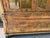 Drexel 1970s Hand Painted Gold Leaf Chinoiserie Vitrine Burl Wood Display Cabinet For Sale - Image 4 of 16