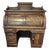 Antique Walnut Roll Top Desk, Many Drawers & Cubby Holes, Leather Mat For Sale