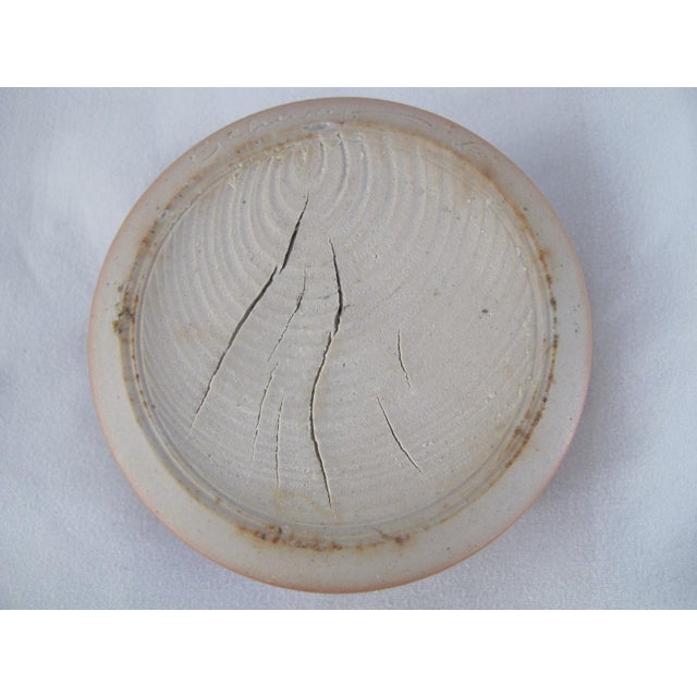 Wally Schwab Pacific Nw Studio Art Pottery Red Stoneware Round Jar With Lid For Sale In Portland, OR - Image 6 of 8