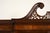 Baker Furniture Georgian Flame Mahogany Lighted Breakfront Bookcase Cabinet With Drop Front Secretary Desk, Circa 1960s For Sale - Image 9 of 17