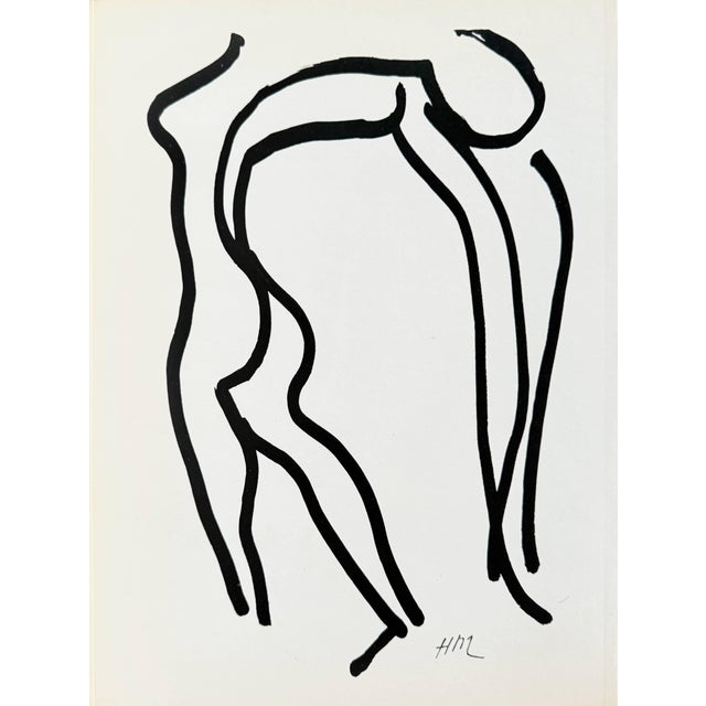 Henri Matisse, Femme Bleue, 1958, Lithograph, in Flawless conditions. Designed 1950 to 1959