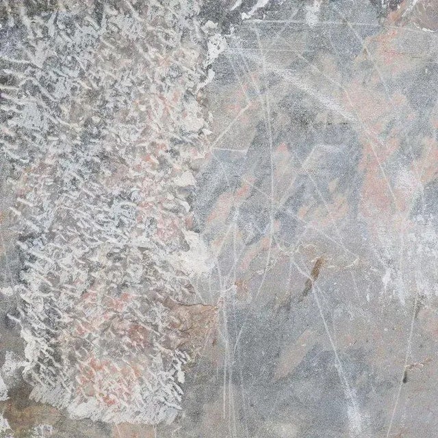 Wood French Louis XV Walnut Marble Top Bowfront Console Table For Sale - Image 7 of 12