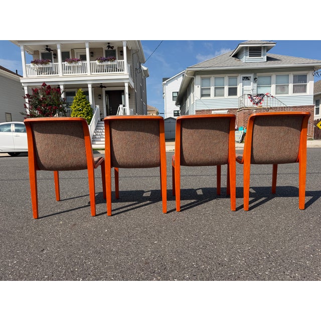 Bill Stephens 1970s Knoll Bill Stephens Bent Wood Dining Chairs For Sale - Image 4 of 10