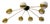Sputnik Nest Ceiling Light, Italy, 1970s For Sale