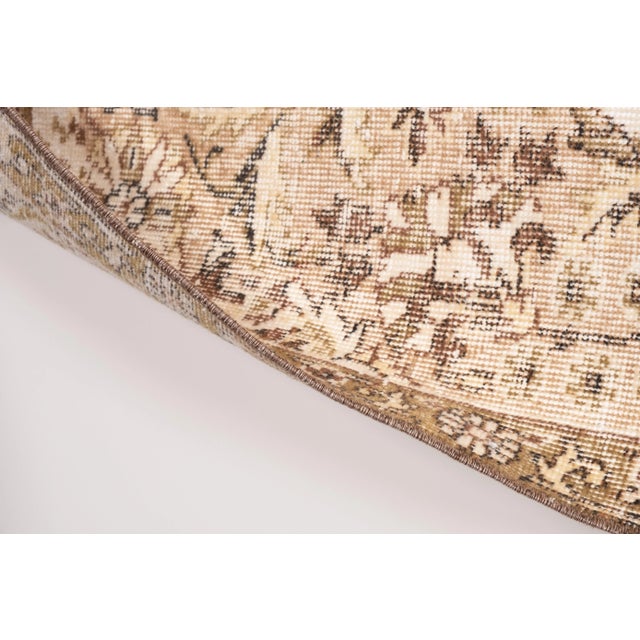 Vintage Oversize Turkish Oushak Rug With Soft Color 6'11" X 10'6" For Sale - Image 10 of 12