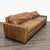 This Restoration Hardware 3-seat sofa offers a timeless look with its genuine distressed brown leather upholstery. The...