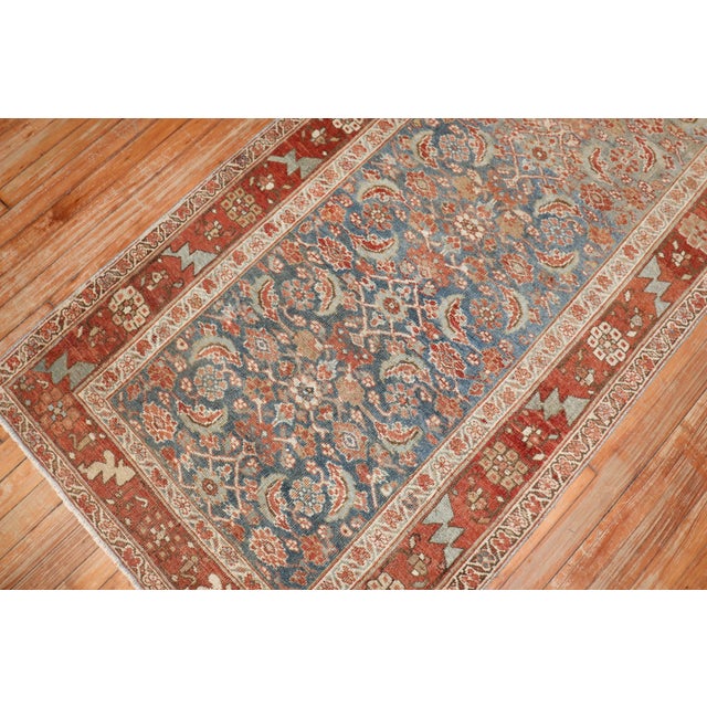 Persian Antique Persian Bidjar Runner - 3'3" x 13' For Sale - Image 3 of 9