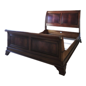 Ethan Allen Queen Somerset Mahogany Sleigh Bed