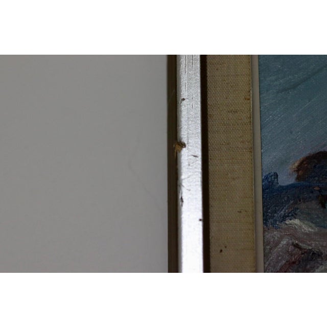 Mid-Century Modern Lars Yngve Nilsson, Marsdag Arrie, 1973, Oil on Canvas, Framed For Sale - Image 3 of 10