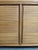 An exceptional artisan-crafted Mid-Century Modern six-drawer lowboy dresser, constructed entirely from highly figured,...
