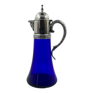 Austrian Vintage Cobalt Blue Glass Jug