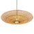 Contemporary Modern Raw Wicker Discus Pendant Light Large For Sale - Image 3 of 8