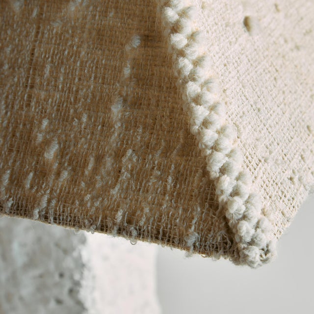 Rustic Brutalist Concrete Table Lamp For Sale - Image 3 of 11