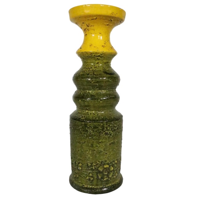 Mid Century Bitossi Candlestick Marked Rosenthal Netter 61/6 Italy For Sale - Image 11 of 11