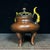 Vintage Gilt Bronze Tripod Censer - Imperial Incense Burner With Handles For Sale - Image 9 of 9