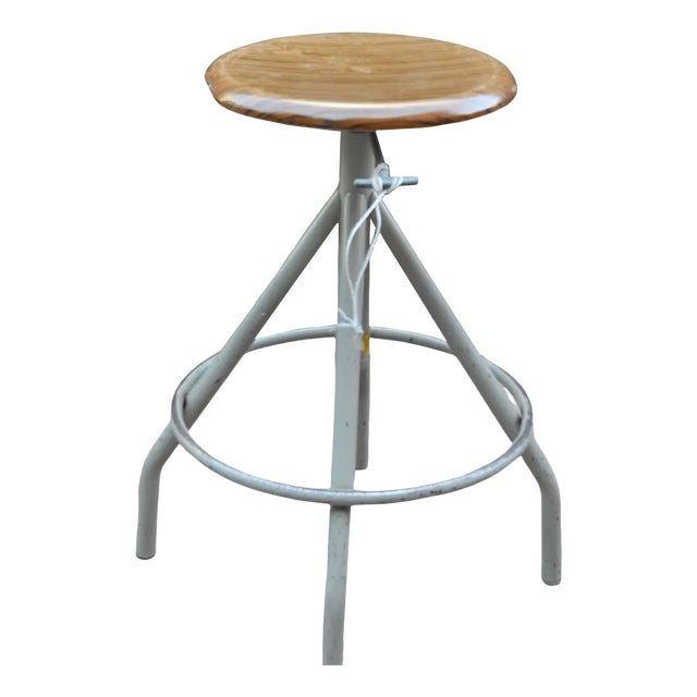 Industrial French Stool For Sale