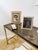 Large Picture Frame in Acrylic Glass, Cane Webbing and Brass in the style of Christian Dior, 1970s For Sale - Image 16 of 17