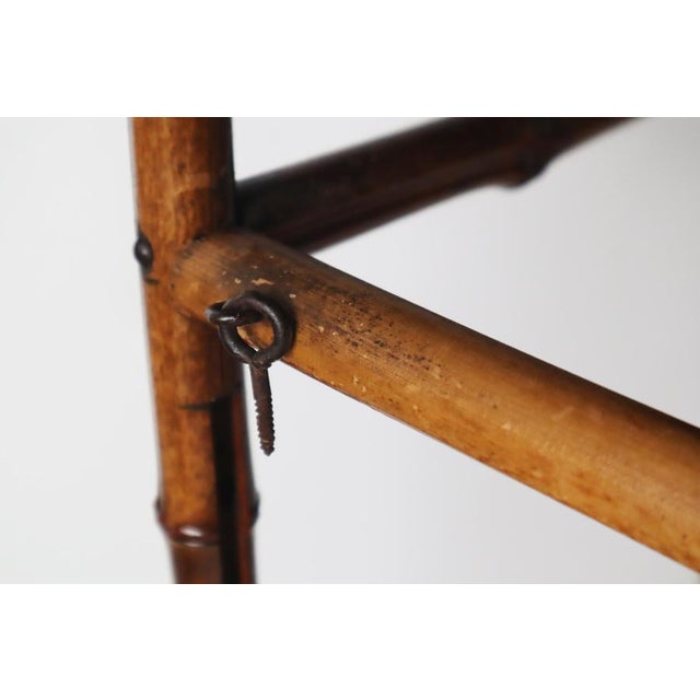 Art Nouveau Side Table in Bamboo, 1890s For Sale - Image 14 of 18