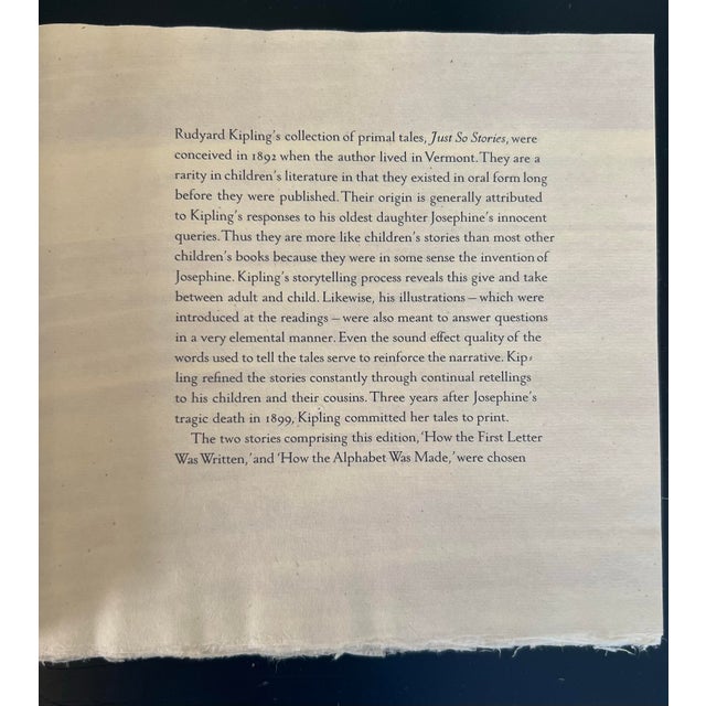 Paper 1990s Rudyard Kipling / the Neolithic Adventures of Taffi-Mai Metallu-Mai For Sale - Image 7 of 12