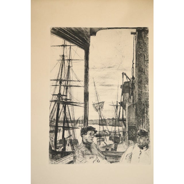Etching and drypoint printed in black on antique cream laid paper, 1860. 275x195 mm; 10 7/8x7 3/4 inches, full margins....