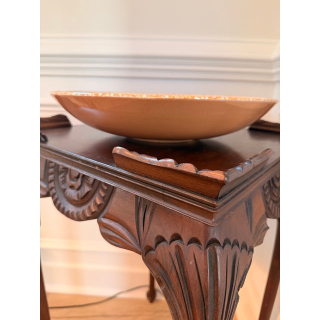 Late 20th Century Large Italian Hand-Painted Ceramic Tomato Bowl by Netas, 14.25” Diameter For Sale In Charleston - Image 6 of 7