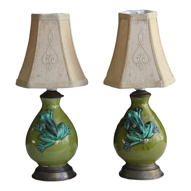 Mid 20th Century Petite Pair Bitossi Influence Lamps - a Pair For Sale