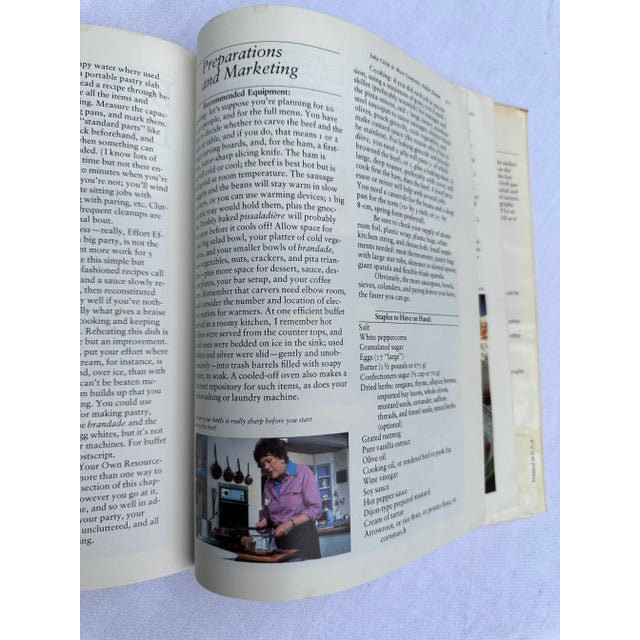 Paper 1979 Julia Child and More Company by Julia Child First Edition Hardcover For Sale - Image 7 of 12
