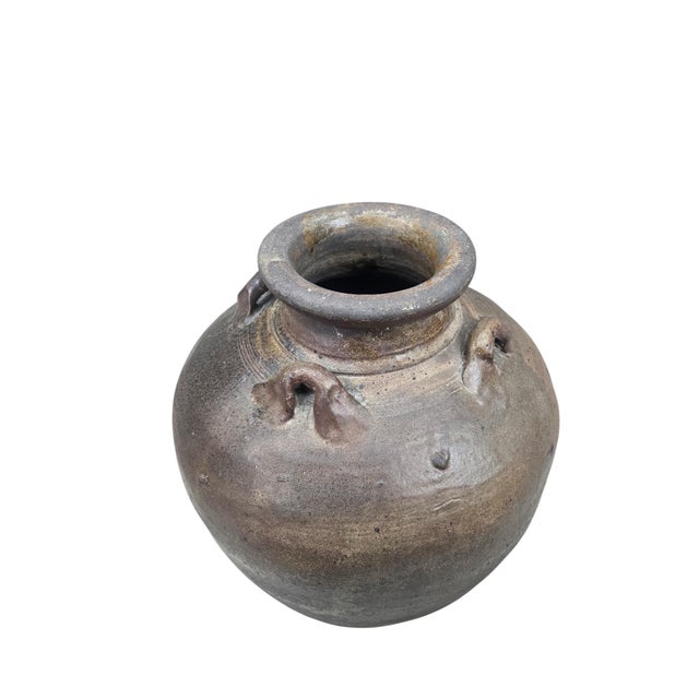 Ceramic Primitive Southeast Asian Pottery Vase For Sale - Image 7 of 8